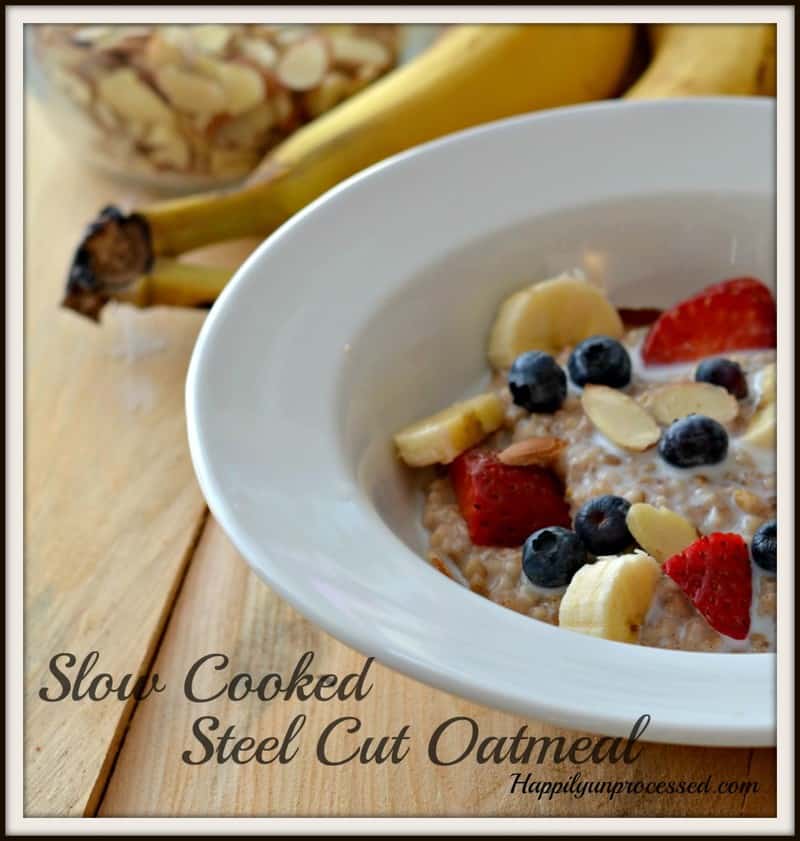 steel cut oatmeal