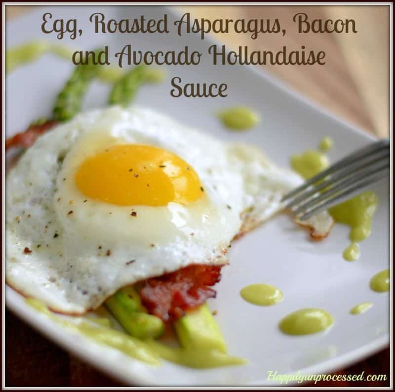 egg asparagus avocado sauce