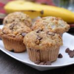 Banana Walnut Chocolate Chip Muffins