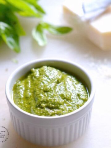EASY BASIL PESTO SAUCE - #happilyunprocessed