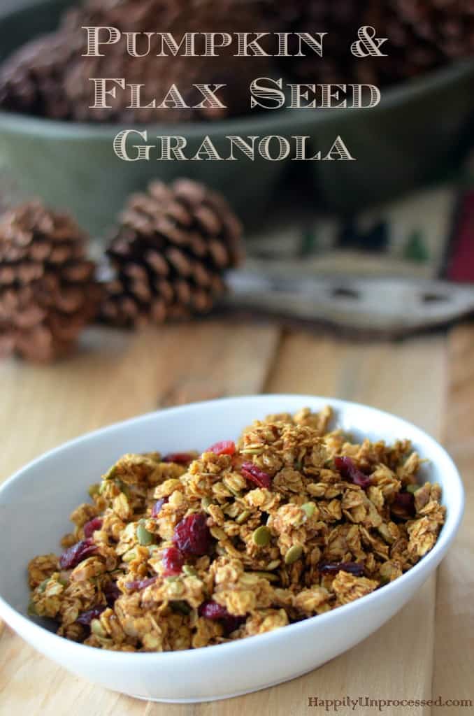 pumpkin & flax seed granola