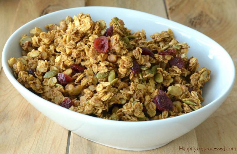 pumpkin & flax seed granola