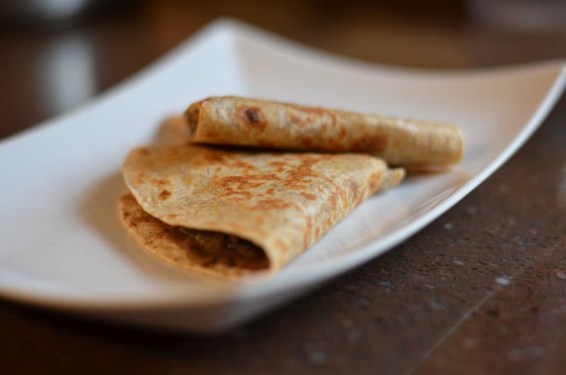 spinach-mushroom-caramelized-onion-quesadilla