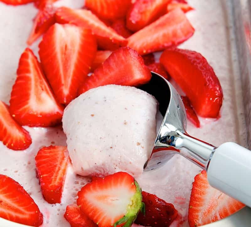 strawberry-banana-sorbet