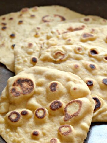 HOMEMADE NAAN BREAD #homemadebread #naan #happilyunprocessed