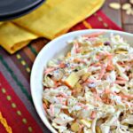 Coleslaw with Apples, Cranberries and Almonds