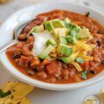 Vegetarian Sweet Potato and Black Bean Chili