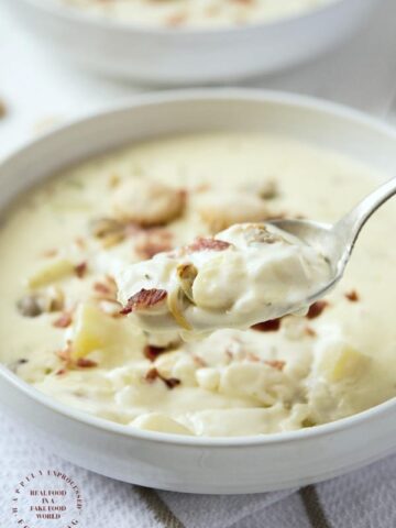 Five Star New England Clam Chowder - the way it's supposed to be made #clamchowder #clam #newengland #sop #healthy #happilyunprocessed