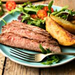 MARINTED FLANK STEAK - easy weeknight steak #steak #dinner #happilyunprocessed.com