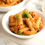 Rigatoni with Sun Dried Tomatoes, Basil & Mascarpone Sauce