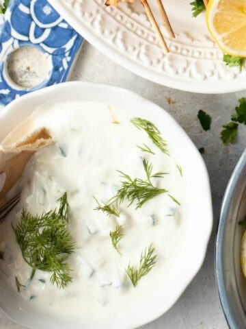 TZATZIKI SAUCE - #greek #tzatziki #healthy #happilyunprocessed