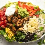 CHIPOTLE BURRITO BOWL - All the flavors you love from Chipotle at home #chipotle #chicken #mexican #happilyunprocessed