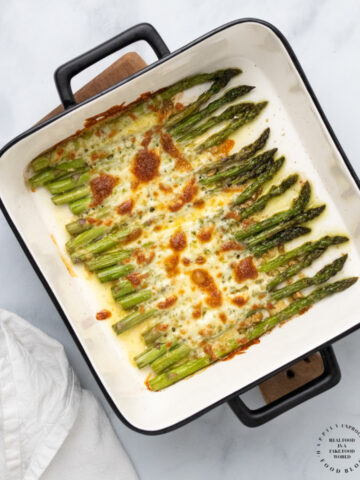 Cheesy Roasted Asparagus
