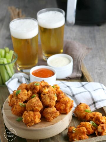 Air Fryer Buffalo Cauliflower Bites