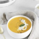 Instant Pot Butternut Squash soup - so creamy, velvety and done in half the time
