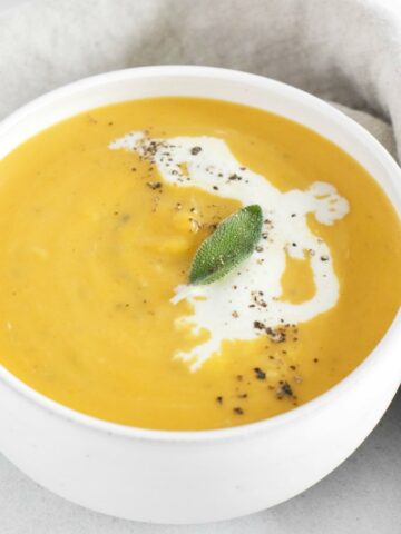 Instant Pot Butternut Squash soup - so creamy, velvety and done in half the time