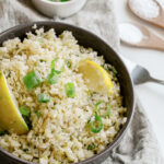 Garlic-and-Herb-Cauliflower-Rice-is-a-healthy-plant-based-gluten-and-dairy-free-side-dish-happilyunprocessed