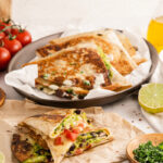 Tik Tok Guacamole Quesadillas are all the rage right now - vegetarian and plant based