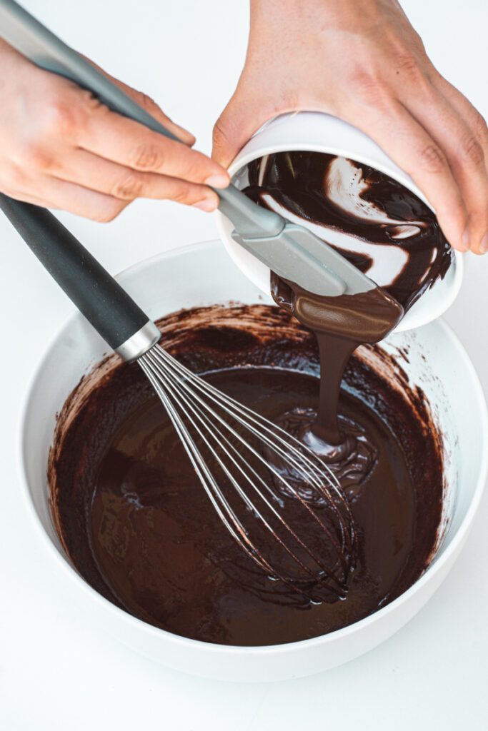 Healthy chocolate zucchini brownies
