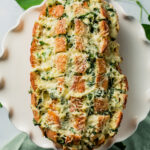 Spinach Artichoke Cheesy Pull Apart Bread