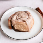 gingerbread cinnamon rolls with cream cheese frosting