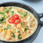 How to make white chicken chili with chickpeas in the instant pot