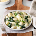 Creamy Parmesan Spinach Gnocchi