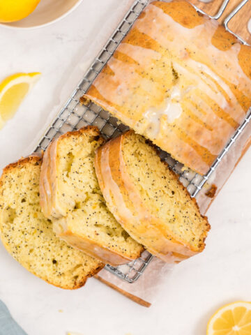 lemon poppy seed loaf cake