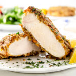 Air Fryer Pistachio Crusted Chicken
