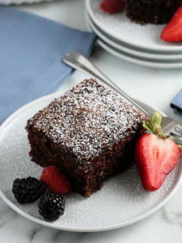 Chocolate Zucchini cake is super moist thanks to the zucchini and a great dessert