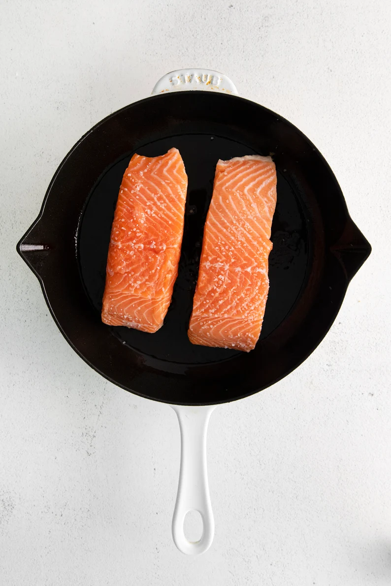 sear the salmon