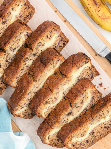 Cheesecake Banana Bread