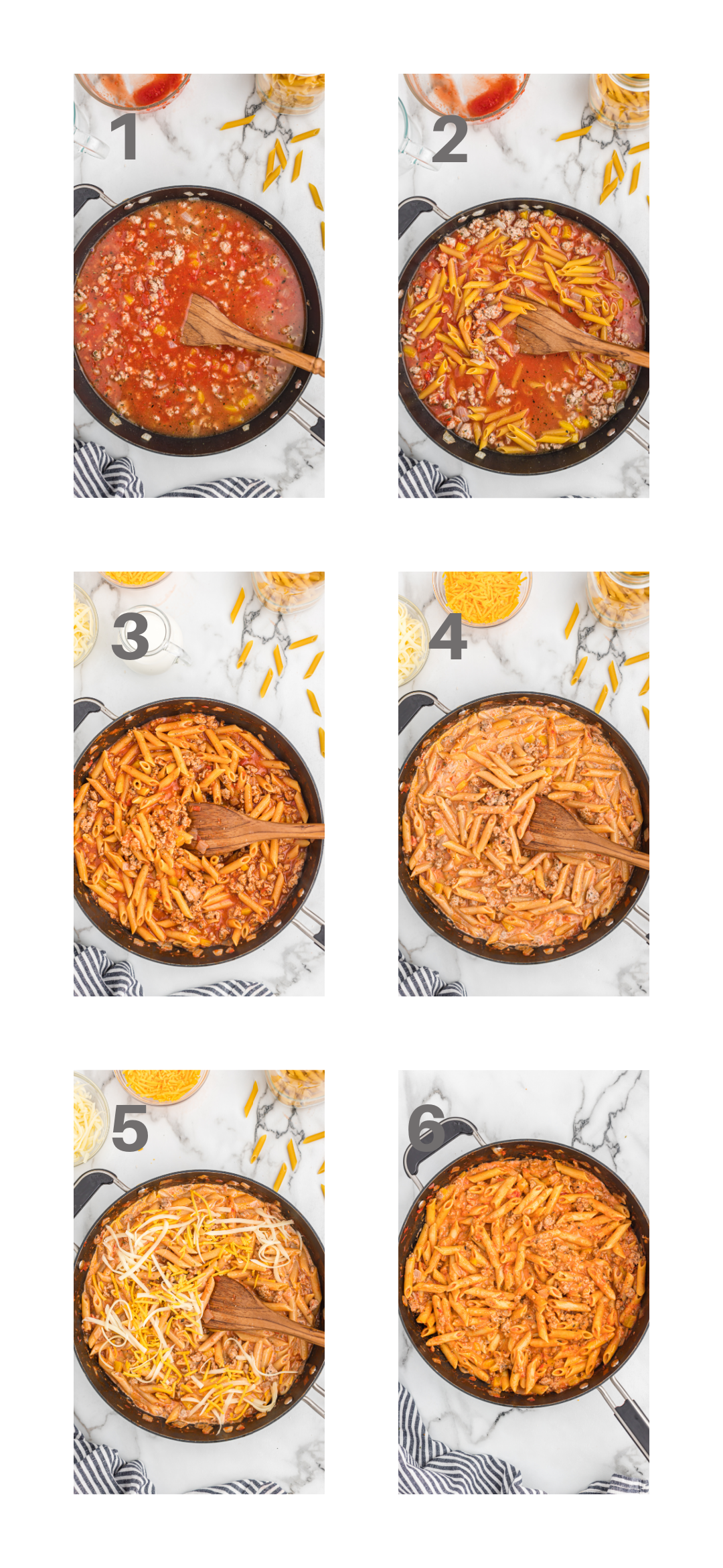 How to make ground turkey pasta in one skillet for an easy dinner