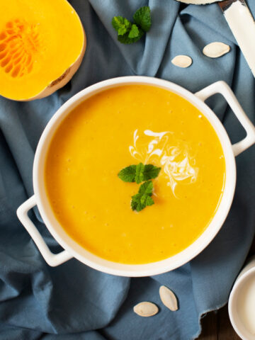 roasted butternut squash soup