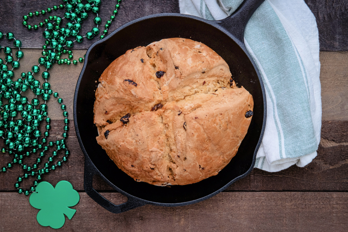 Irish soda bread for St. Patrick's Day