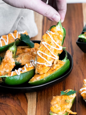 buffalo chicken and cheese stuffed jalapeno popper