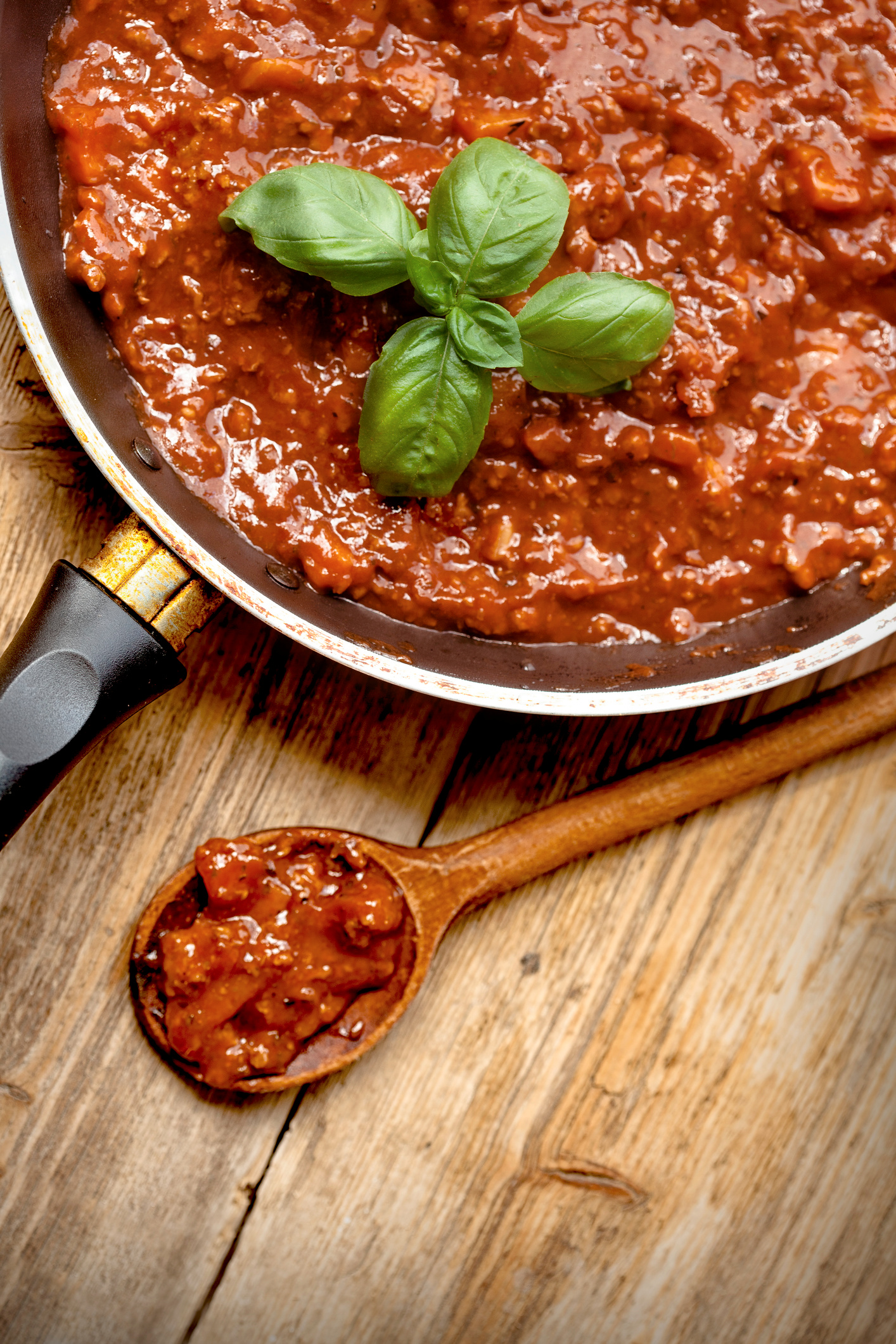homemade Bolognese sauce