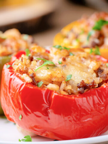 vegetarian stuffed pepper