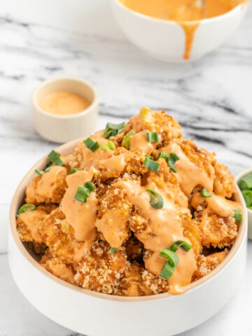 Bang Bang Chicken in a sweet and spicy sauce