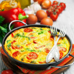 Broccoli and tomato frittata