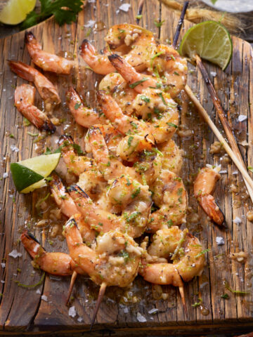 grilled basil shrimp recipe