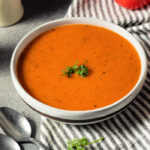 Creamy tomato basil soup