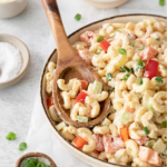 Rainbow Macaroni Salad recipe