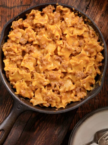 beefy skillet lasagna