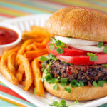 black bean veggie burger