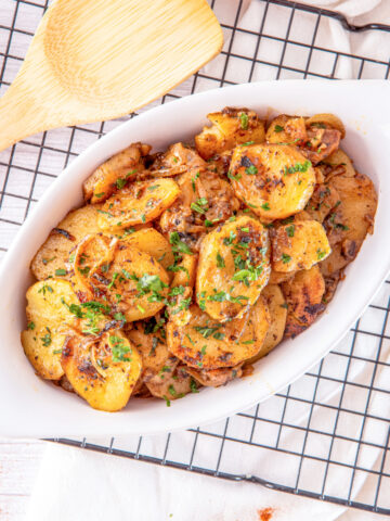 smothered potatoes