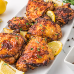 Lemon pepper chicken thighs made in the air fryer