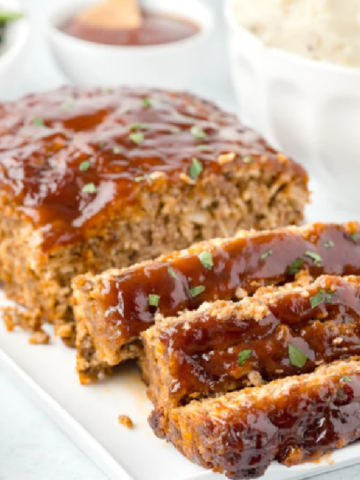BBQ Glazed meatloaf