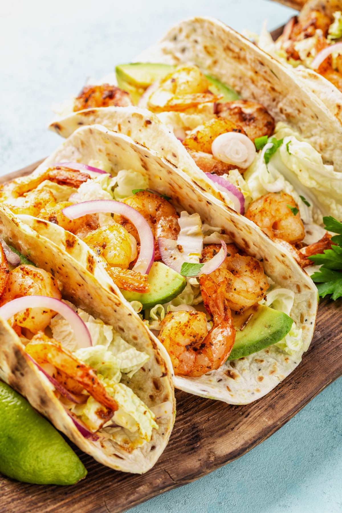 Tequila Lime Shrimp Tacos 
