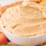 pumpkin cream cheese dip is so light and fluffy